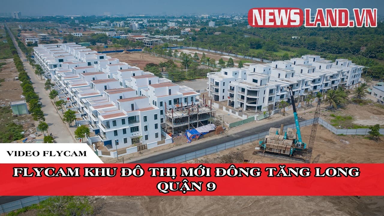 Video Flycam dự án Đông Tăng Long An Lộc Quận 9