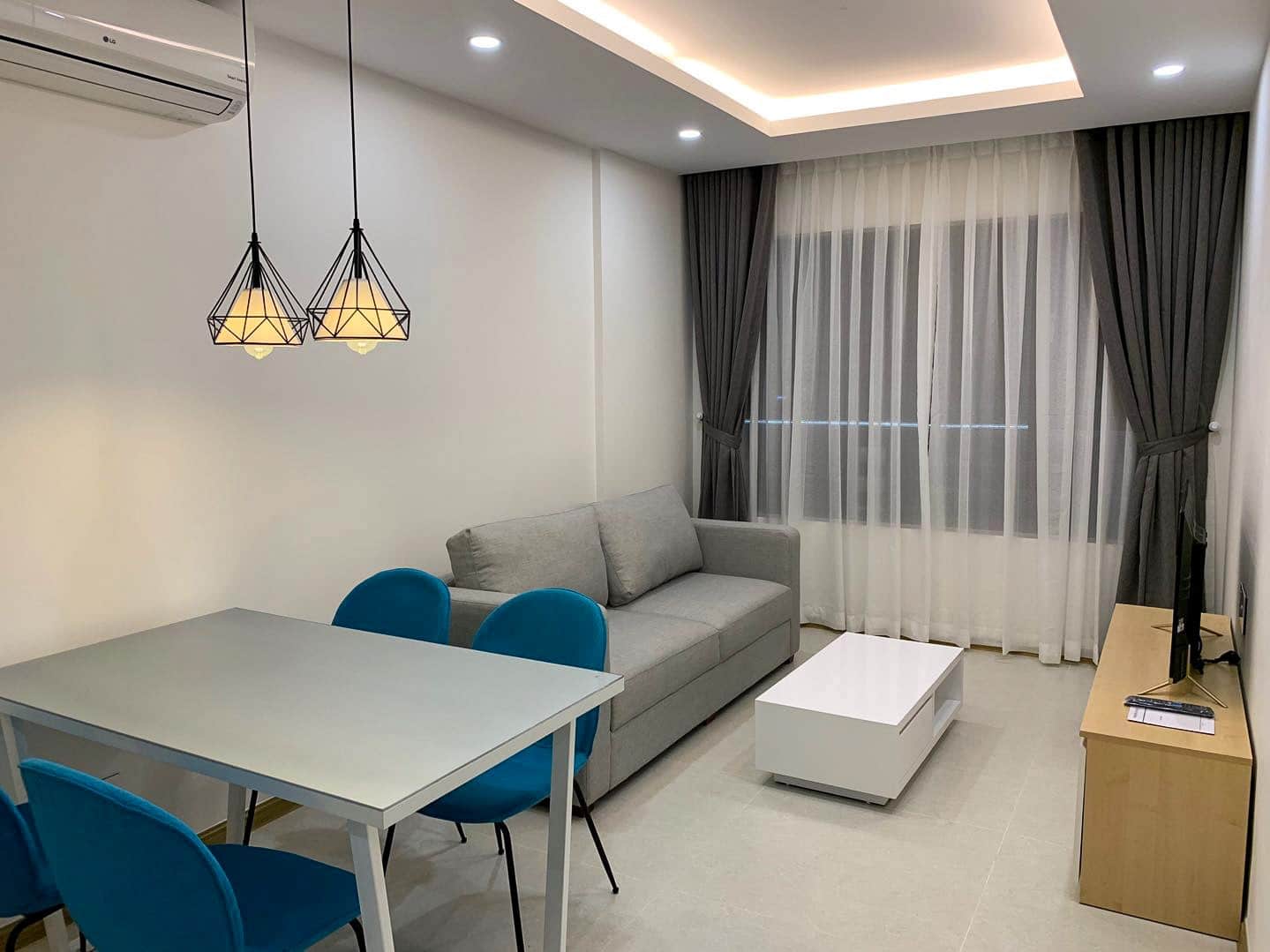 Cho thuê căn hộ 1PN new city thủ thiêm, tháp Bali, tầng cao, full nội thất, view sông
