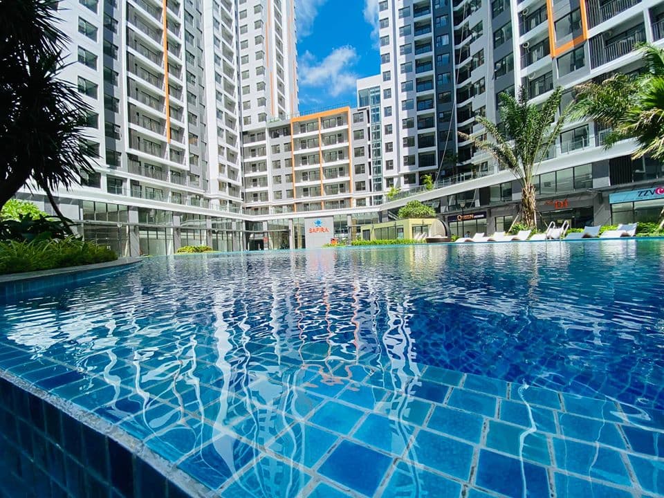 hồ bơi đẹp tại chung cư safira khang điền quận 9