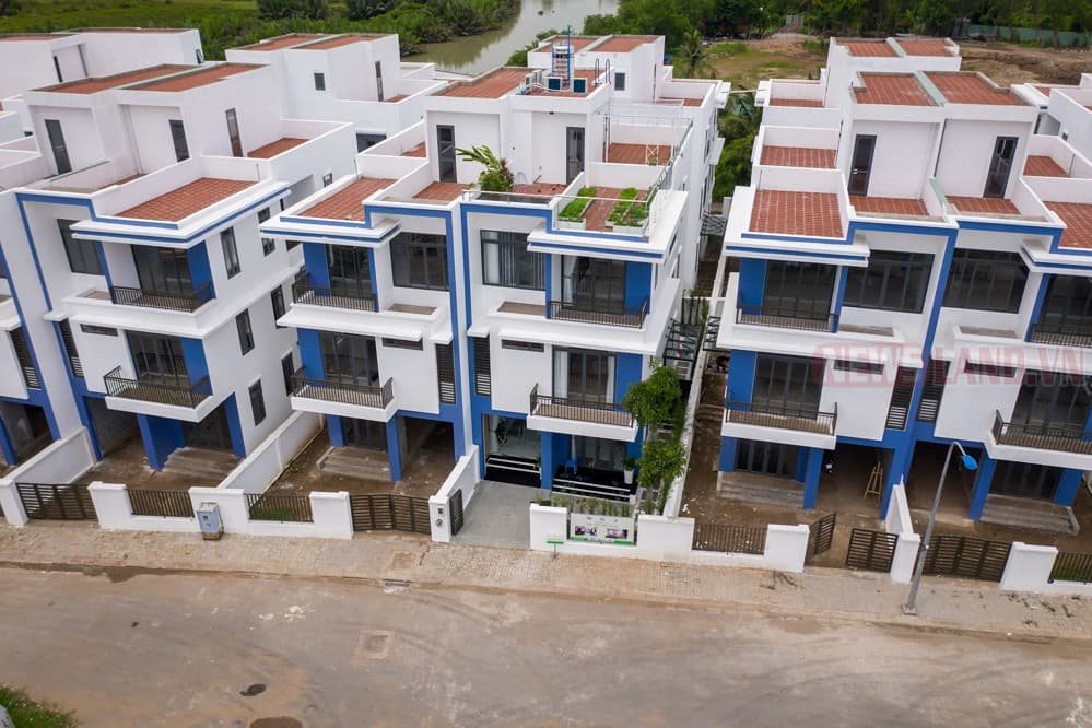 hình ảnh nhà mẫu từ trên cao