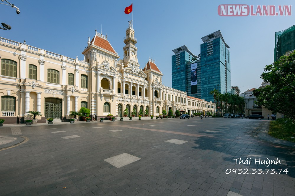 trung tâm Sài Gòn mùa dịch covid-19
